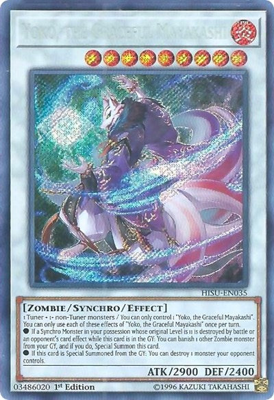 Yoko, the Graceful Mayakashi [HISU-EN035] Secret Rare