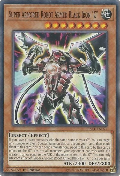 Super Armored Robot Armed Black Iron "C" [SAST-EN097] Common