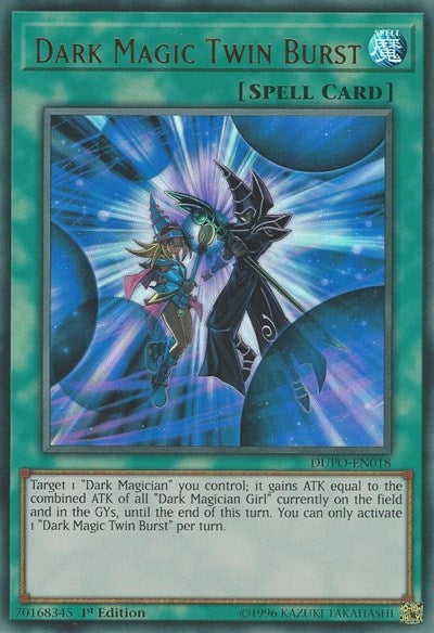 Dark Magic Twin Burst [DUPO-EN018] Ultra Rare