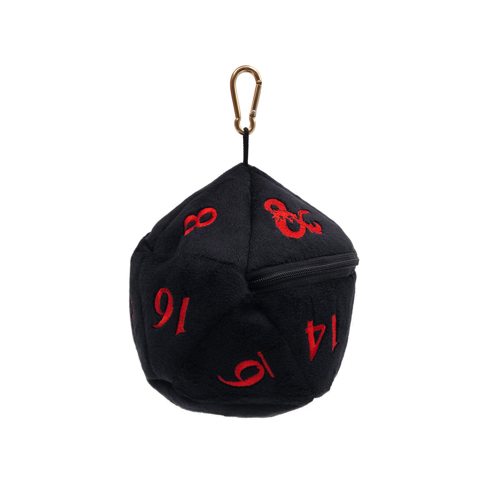 D&D - Dice Bag - D20 Black/Red