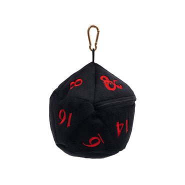 D&D - Dice Bag - D20 Black/Red