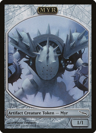 Myr Token (Mirrodin) [Magic Player Rewards 2004]