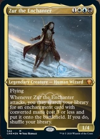 Zur the Enchanter (Foil Etched) [Commander Legends]