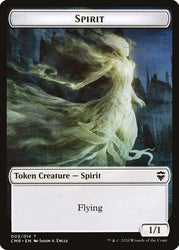 Rock // Spirit Token [Commander Legends Tokens]