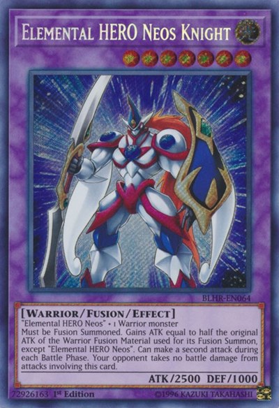 Elemental HERO Neos Knight [BLHR-EN064] Secret Rare