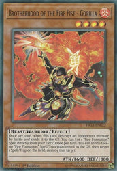 Brotherhood of the Fire Fist - Gorilla [FIGA-EN022] Super Rare