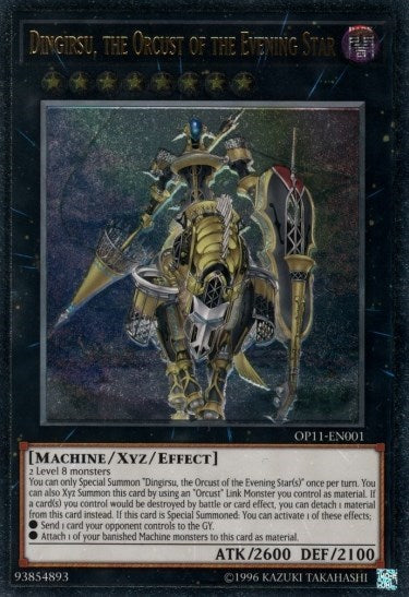 Dingirsu, the Orcust of the Evening Star [OP11-EN001] Ultimate Rare