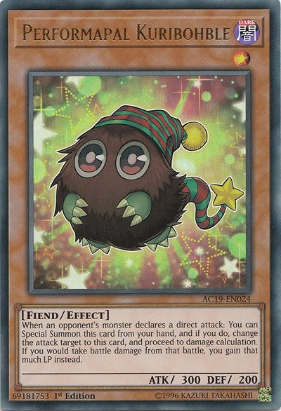 Performapal Kuribohble [AC19-EN024] Ultra Rare