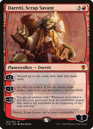 Daretti, Scrap Savant [Commander 2016]