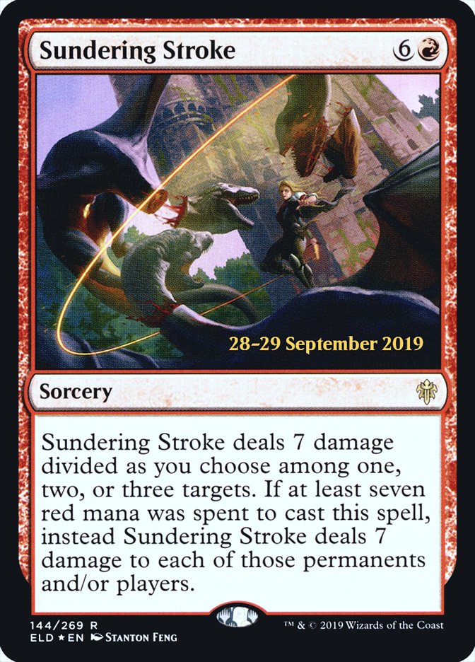 Sundering Stroke  [Throne of Eldraine Prerelease Promos]