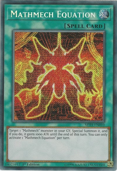 Mathmech Equation [MYFI-EN010] Secret Rare