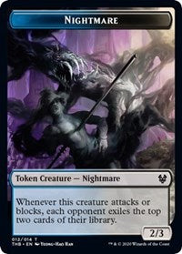 Nightmare Token [Theros Beyond Death]