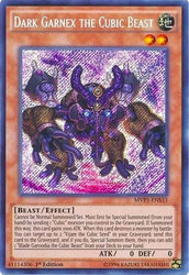 Dark Garnex the Cubic Beast [MVP1-ENS33] Secret Rare