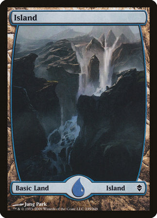 Island (235) - Full Art [Zendikar]