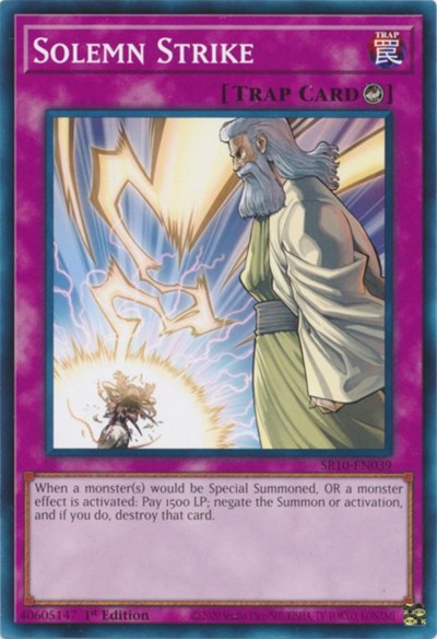 Solemn Strike [SR10-EN039] Common