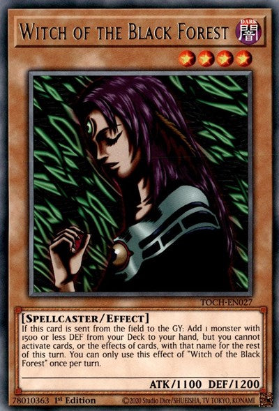 Witch of the Black Forest [TOCH-EN027] Rare