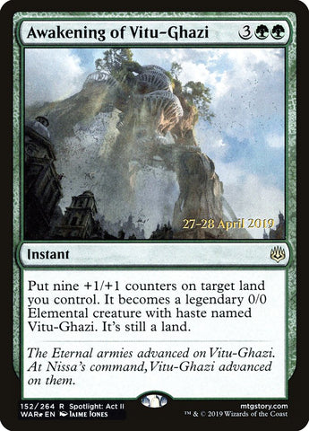 Awakening of Vitu-Ghazi  [War of the Spark Prerelease Promos]