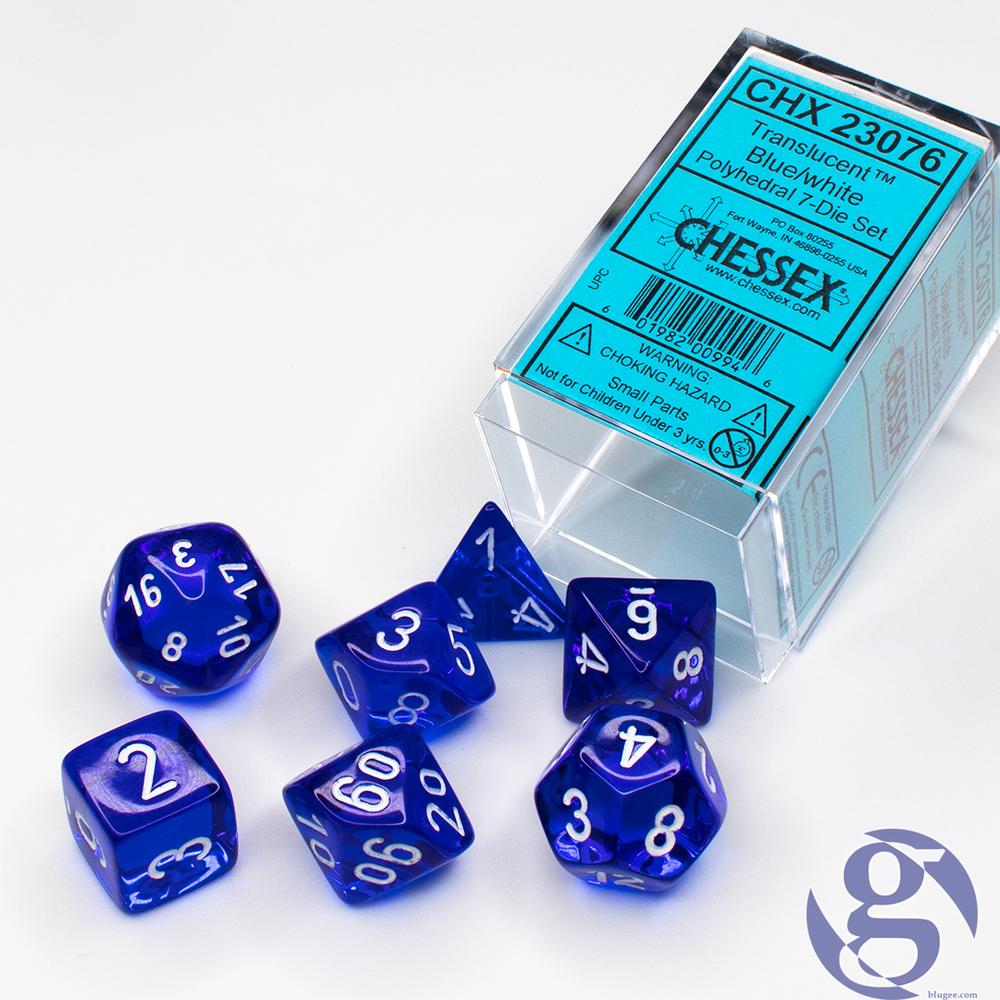 Chessex - Primary/blue - 7 Die Set