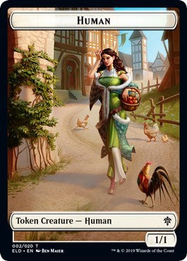 Human // Insect Double-sided Token (Challenger 2021) [Unique and Miscellaneous Promos]