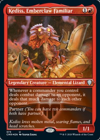 Kediss, Emberclaw Familiar (Foil Etched) [Commander Legends]