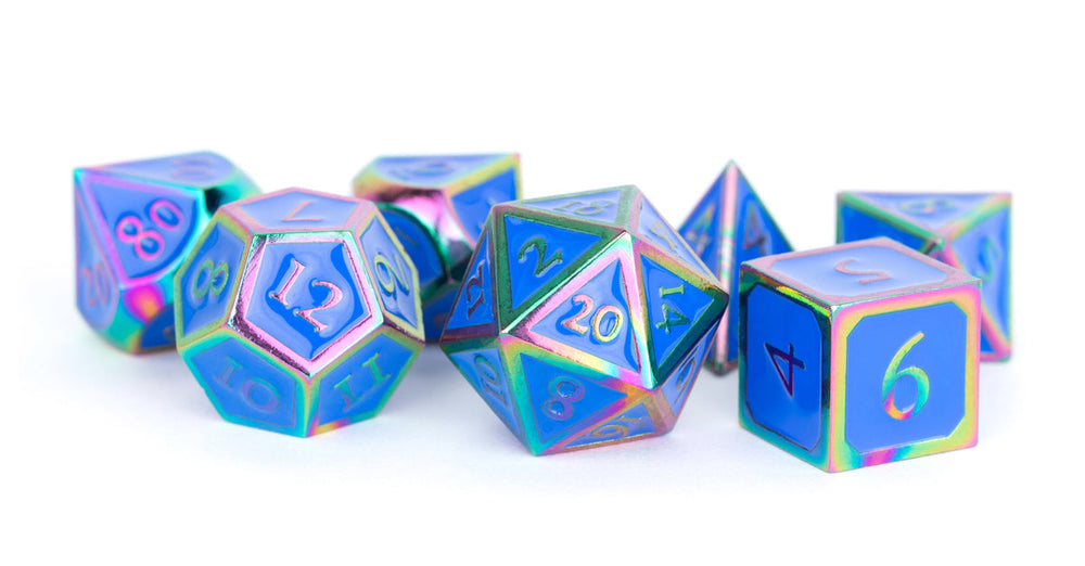 MDG - Rainbow w/ Blue Enamel - 7 Die Set