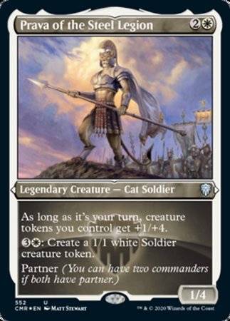 Prava of the Steel Legion (Foil Etched) [Commander Legends]