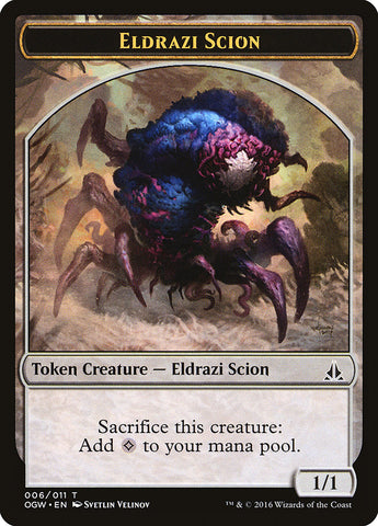 Eldrazi Scion (006/011) [Oath of the Gatewatch Tokens]