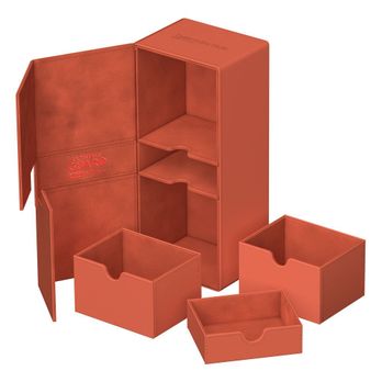 Ultimate Guard - Twin Flip N Tray - Exclusive Dark Orange (266+)