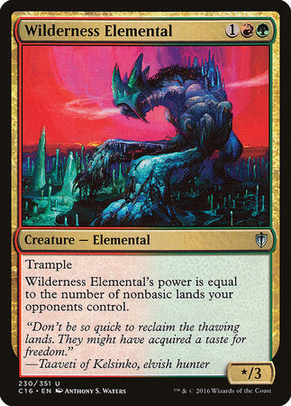 Wilderness Elemental [Commander 2016]