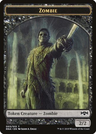 Zombie Token [Ravnica Allegiance Tokens]