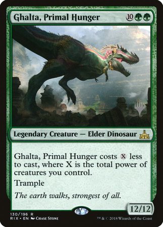 Ghalta, Primal Hunger [Rivals of Ixalan Promos]