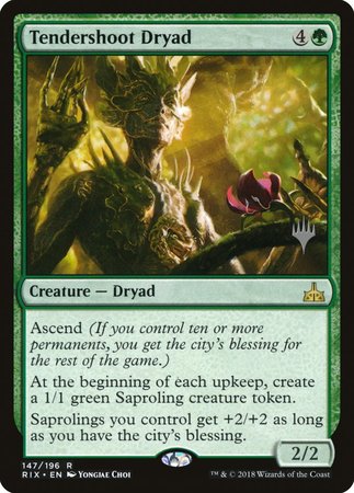 Tendershoot Dryad [Rivals of Ixalan Promos]