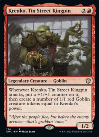 Krenko, Tin Street Kingpin [Dominaria United Commander]