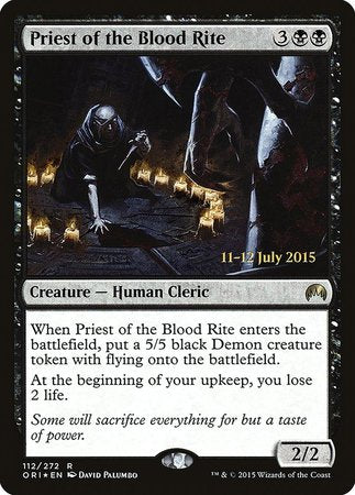 Priest of the Blood Rite [Magic Origins Promos]