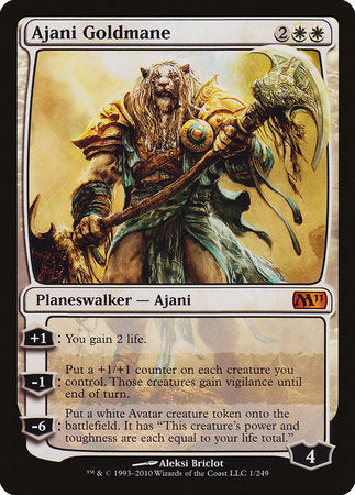 Ajani Goldmane [Magic 2011]