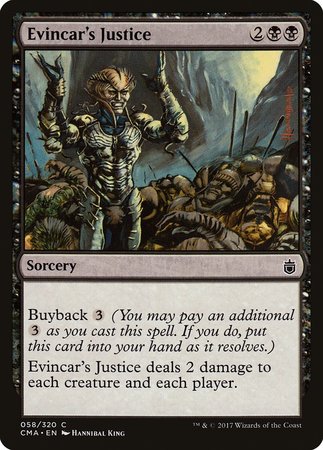 Evincar's Justice [Commander Anthology]