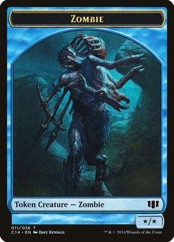 Ape // Zombie (011/036) Double-sided Token [Commander 2014 Tokens]