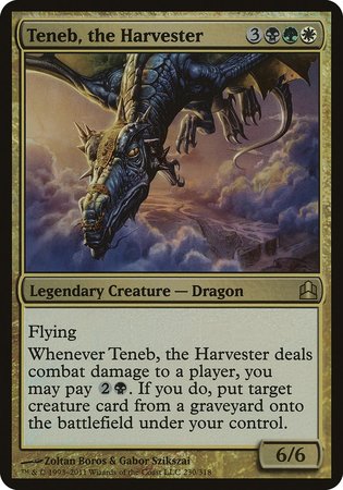 Teneb, the Harvester (Oversized) [Commander 2011 Oversized]