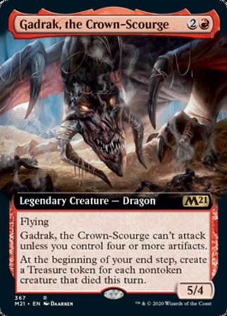 Gadrak, the Crown-Scourge (Extended Art) [Core Set 2021]