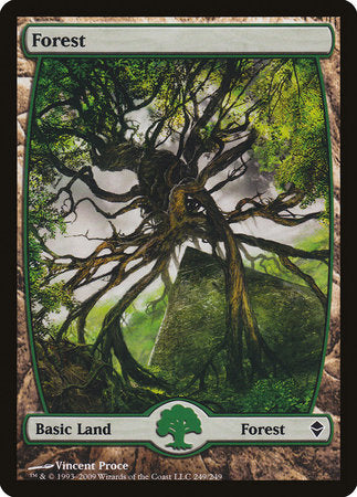 Forest (249) - Full Art [Zendikar]