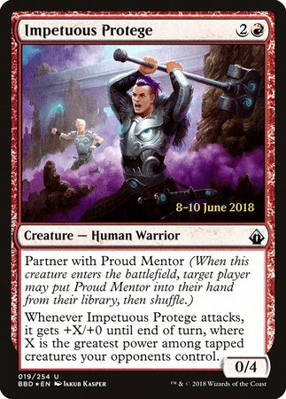 Impetuous Protege [Battlebond Promos]