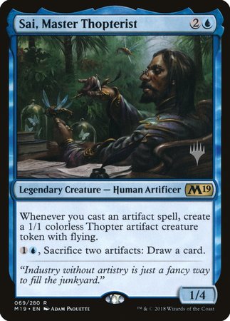 Sai, Master Thopterist [Core Set 2019 Promos]