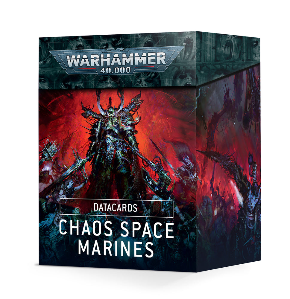 Warhammer 40k - Chaos Space Marines - Data Cards