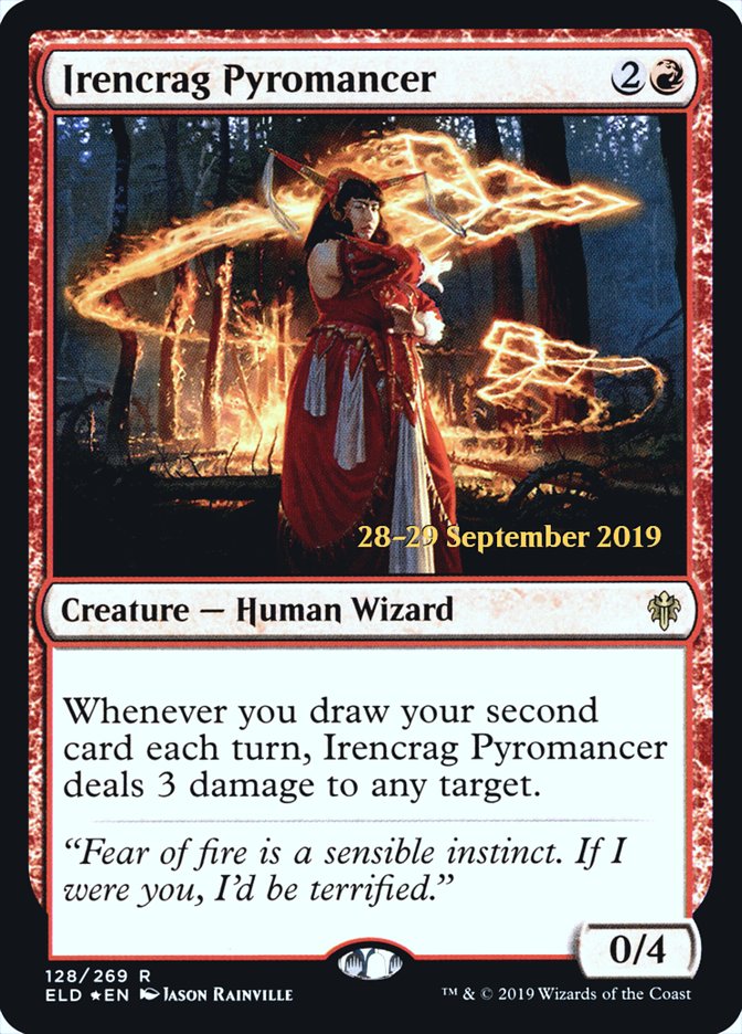 Irencrag Pyromancer  [Throne of Eldraine Prerelease Promos]