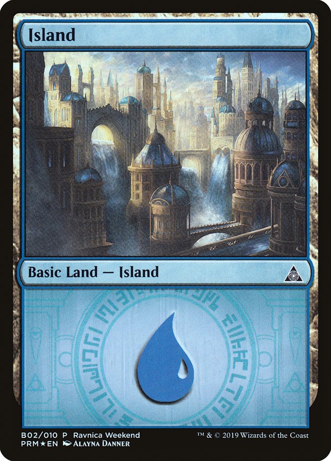 Island (B02) [Ravnica Allegiance Guild Kit]