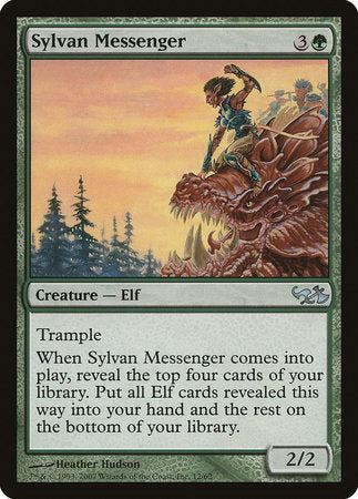 Sylvan Messenger [Duel Decks: Elves vs. Goblins]