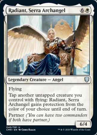 Radiant, Serra Archangel [Commander Legends]