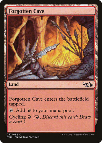 Forgotten Cave (Elves vs. Goblins) [Duel Decks Anthology]