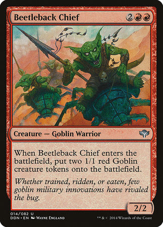 Beetleback Chief [Duel Decks: Speed vs. Cunning]