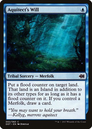 Aquitect's Will [Duel Decks: Merfolk vs. Goblins]